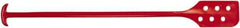 Remco - Red Polypropylene Mixing Paddle with Holes - 52" Overall Length - Industrial Tool & Supply