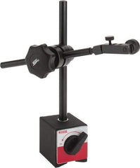 SPI - 60mm Long x 2" Wide x 55mm High Magnetic Indicator Base with On/Off Switch - 80 Kg Magnetic Pull, 180mm Rod Length - Industrial Tool & Supply