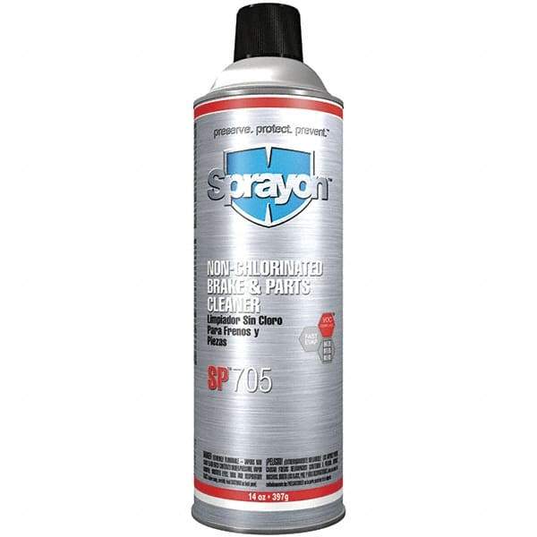 Sprayon - Nonchlorinated Brake Parts Cleaner - 16 oz Aerosol Can - Industrial Tool & Supply