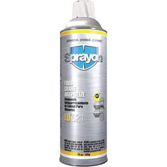 Sprayon - Aerosol General Purpose Anti-Seize Lubricant - Nickel/Aluminum/Copper, 1,800°F, White, Food Grade, Water Resistant - Industrial Tool & Supply
