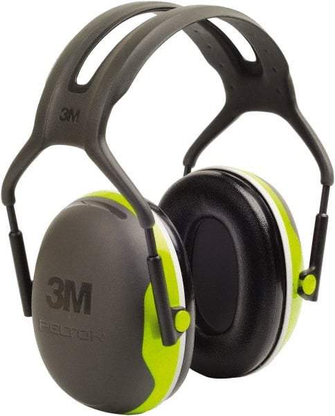 3M - Over the Head Black Foam Cushion Earmuffs - 27 NRR Rating, Adjustable Headband - Industrial Tool & Supply