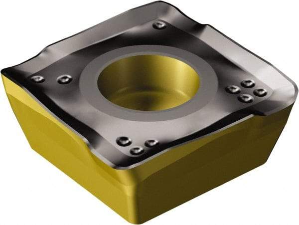 Sandvik Coromant - 490R08T304 KL Grade 3330 Carbide Milling Insert - TiCN/Al2O3/TiN Finish, 3.3mm Thick, 8mm Inscribed Circle, 0.4mm Corner Radius - Industrial Tool & Supply