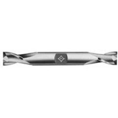 Cleveland - 1", 1-5/8" LOC, 1" Shank Diam, 6-3/8" OAL, 2 Flute, High Speed Steel Square End Mill - Industrial Tool & Supply