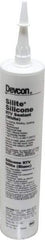 Devcon - 10.3 oz Cartridge White RTV Silicone Joint Sealant - 450°F Max Operating Temp - Industrial Tool & Supply