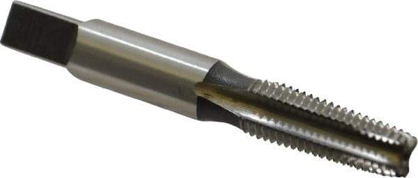 Reiff & Nestor - 1/16-27 NPT Thread, 4 Flute Standard Pipe Tap - 2-1/8" OAL, 11/16" Thread Length, 5/16" Shank Diam, Bright Finish, High Speed Steel - Exact Industrial Supply