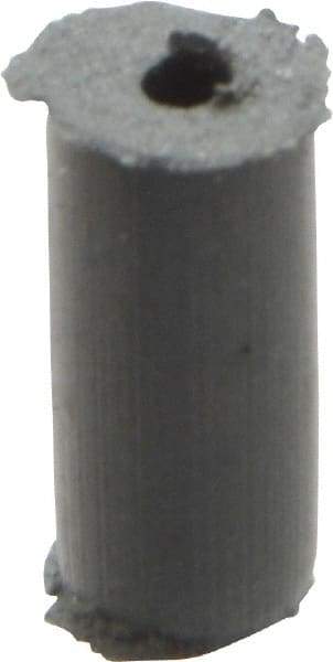 Cratex - 1/4" Max Diam x 1/2" Long, Cylinder, Rubberized Point - Very Fine Grade, Silicon Carbide, 1/16" Arbor Hole, Unmounted - Industrial Tool & Supply