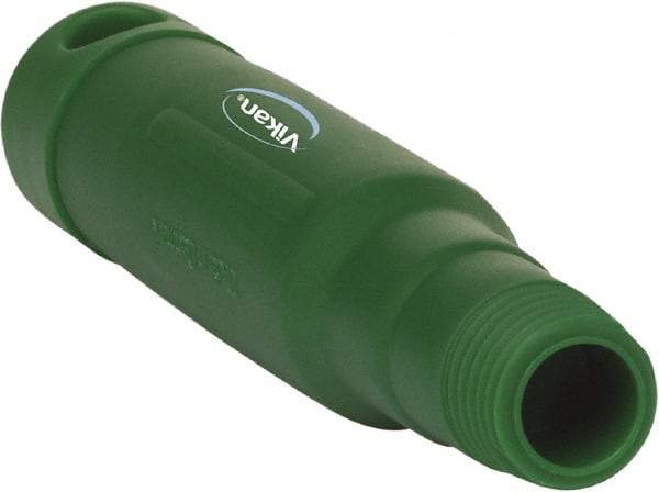 Vikan - 6-1/2 x 1-5/32" Polypropylene Squeegee Handle - European Threaded Connection, Green - Industrial Tool & Supply