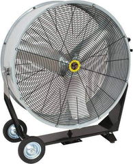 Airmaster - 36" Blade, Direct Drive, 1/2 hp, 11,200, 8,090 CFM, Man Cooler - 115 Volts, 2 Speed, Single Phase - Industrial Tool & Supply