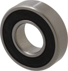 SKF - 1/2" Bore Diam, 1-1/8" OD, Double Seal Deep Groove Radial Ball Bearing - 5/16" Wide, 1 Row, Round Bore, 540 Lb Static Capacity, 912 Lb Dynamic Capacity - Industrial Tool & Supply