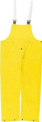 MCR Safety - Size 2XL, Yellow, Rain, Limited Flammability Overall - Snap Ankle, Take Up Snaps Wrist - Industrial Tool & Supply