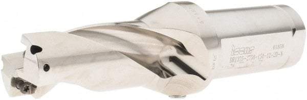 Iscar - 2-3/4" Max Drill Depth, 2xD, 1-3/8" Diam, Indexable Insert Drill - 2 Inserts, 1-1/2" Shank Diam, Straight Shank - Industrial Tool & Supply