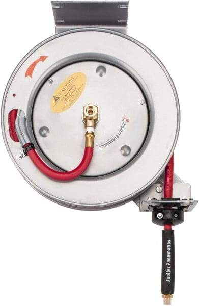 PRO-SOURCE - 25' Spring Retractable Hose Reel - 300 psi, Hose Included - Industrial Tool & Supply