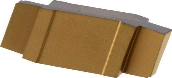 Iscar - 147000GIP Grade IC808, 1.47mm Cutting Width Carbide Grooving Insert - 2.5mm Max Depth of Cut, Neutral, TiAlN Finish - Industrial Tool & Supply