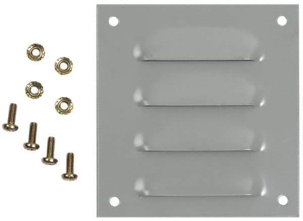 Cooper B-Line - Electrical Enclosure Steel Louver Plate Kit - For Use with Enclosures - Industrial Tool & Supply