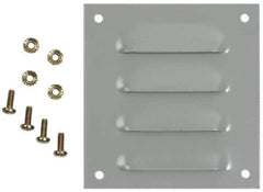 Cooper B-Line - Electrical Enclosure Steel Louver Plate Kit - For Use with Enclosures - Industrial Tool & Supply