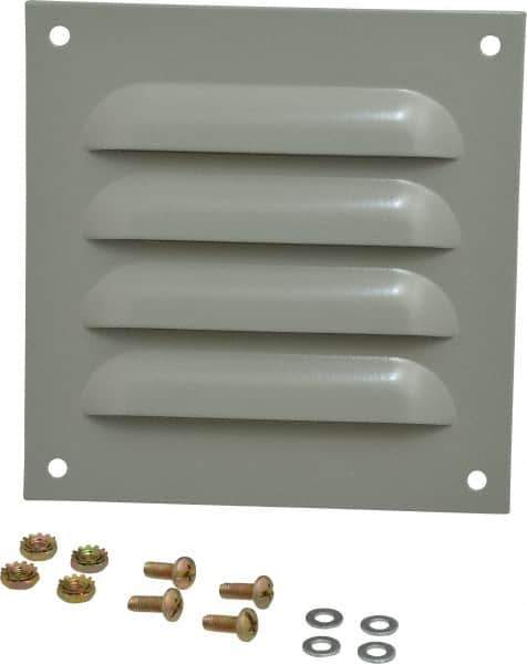 Cooper B-Line - Electrical Enclosure Steel Louver Plate Kit - For Use with Enclosures - Industrial Tool & Supply