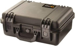 Pelican Products, Inc. - 12-45/64" Wide x 6-39/64" High, Clamshell Hard Case - Black, HPX High Performance Resin - Industrial Tool & Supply