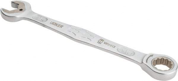 Wera - 3/4" 12 Point Combination Wrench - 9-7/8" OAL, Chrome Molybdenum Steel, Satin Finish - Industrial Tool & Supply