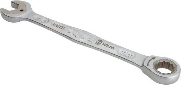 Wera - 11/16" 12 Point Combination Wrench - 9-13/32" OAL, Chrome Molybdenum Steel, Satin Finish - Industrial Tool & Supply