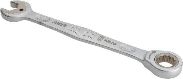 Wera - 5/8" 12 Point Combination Wrench - 8-15/32" OAL, Chrome Molybdenum Steel, Satin Finish - Industrial Tool & Supply