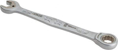 Wera - 1/2" 12 Point Combination Wrench - 7-5/64" OAL, Chrome Molybdenum Steel, Satin Finish - Industrial Tool & Supply