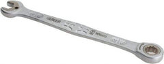Wera - 3/8" 12 Point Combination Wrench - 6-23/64" OAL, Chrome Molybdenum Steel, Satin Finish - Industrial Tool & Supply