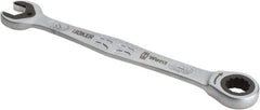 Wera - 12mm 12 Point Combination Wrench - 6-3/4" OAL, Chrome Molybdenum Steel, Satin Finish - Industrial Tool & Supply