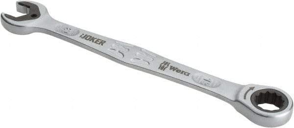 Wera - 13mm 12 Point Combination Wrench - 7" OAL, Chrome Molybdenum Steel, Satin Finish - Industrial Tool & Supply