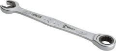 Wera - 13mm 12 Point Combination Wrench - 7" OAL, Chrome Molybdenum Steel, Satin Finish - Industrial Tool & Supply