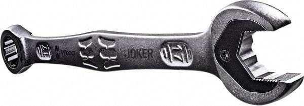 Wera - 10mm 12 Point Combination Wrench - 6-1/4" OAL, Chrome Molybdenum Steel, Satin Finish - Industrial Tool & Supply