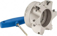 Iscar - 6 Inserts, 4" Cut Diam, 1-1/2" Arbor Diam, 0.512" Max Depth of Cut, Indexable Square-Shoulder Face Mill - 0/90° Lead Angle, 2" High, HM390 TDKT 1505 Insert Compatibility, Through Coolant, Series HeliIQMill - Industrial Tool & Supply