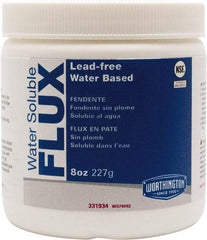 Worthington - 8 Ounce Sterling Water Soluble Flux - Plastic Container - Exact Industrial Supply