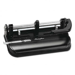 Swingline - Paper Punches Type: 32 Sheet Two-to-Seven Hole Punch Color: Black - Industrial Tool & Supply