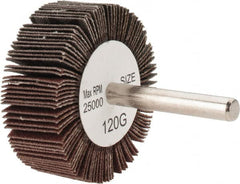 Tru-Maxx - 2" Diam x 3/4" Face Width, Fine Aluminum Oxide Coated Mounted Flap Wheel - Industrial Tool & Supply