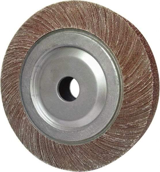 Tru-Maxx - 6" Diam, 240 Grit Aluminum Oxide Unmounted Flap Wheel - 1" Hole, 1" Wide, Coated, Very Fine Grade, 6,000 Max RPM - Industrial Tool & Supply