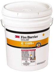 3M - 4.5 Gal Pail Yellow Acrylic & Latex Joint Sealant - -20 to 180°F Operating Temp, 10 min Tack Free Dry Time, Series 15WB - Industrial Tool & Supply