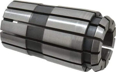 Parlec - TG/PG 100 23/32" Standard Single Angle Collet - 0.0005" TIR, 2-3/8" OAL, 1.379" Overall Diam - Exact Industrial Supply