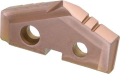 Allied Machine and Engineering - 1-9/32" Diam x 3/16" Thick, Seat Code 2, 132° Included Angle Spade Drill Insert - AM200 Coated, Cobalt, Grade Super Cobalt, Series GEN2 T-A - Industrial Tool & Supply