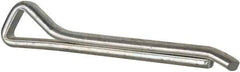 Made in USA - 1/4" Diam x 2" Long Hammerlock Cotter Pin - Grade 2, Zinc-Plated, Steel - Industrial Tool & Supply