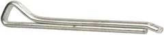 Made in USA - 1/4" Diam x 2-1/2" Long Hammerlock Cotter Pin - Grade 2, Zinc-Plated, Steel - Industrial Tool & Supply