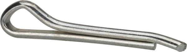 Made in USA - 5/16" Diam x 2" Long Hammerlock Cotter Pin - Grade 2, Zinc-Plated, Steel - Industrial Tool & Supply