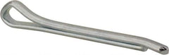 Made in USA - 5/16" Diam x 3" Long Hammerlock Cotter Pin - Grade 2, Zinc-Plated, Steel - Industrial Tool & Supply