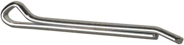 Made in USA - 3/8" Diam x 4" Long Hammerlock Cotter Pin - Grade 2, Zinc-Plated, Steel - Industrial Tool & Supply