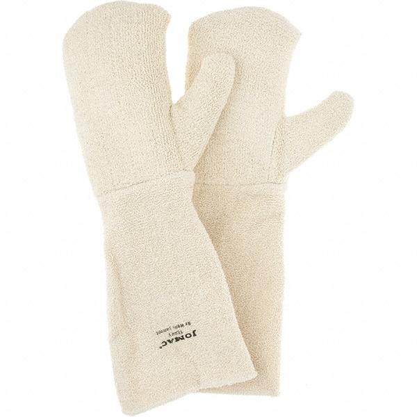 Wells Lamont - Size L (10) Work Gloves - For General Purpose, Uncoated, Gauntlet Cuff, Natural/White, Paired - Industrial Tool & Supply