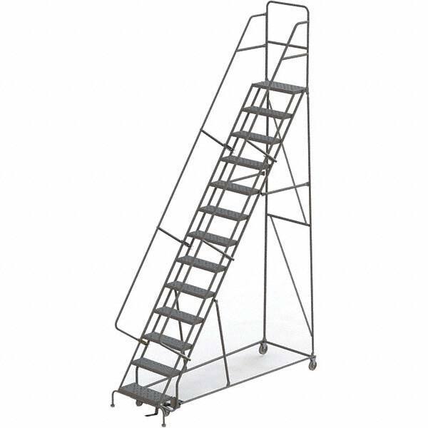 TRI-ARC - Rolling & Wall Mounted Ladders & Platforms Type: Rolling Warehouse Ladder Style: Rolling Platform Ladder - Industrial Tool & Supply