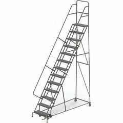 TRI-ARC - Rolling & Wall Mounted Ladders & Platforms Type: Rolling Warehouse Ladder Style: Rolling Platform Ladder - Industrial Tool & Supply