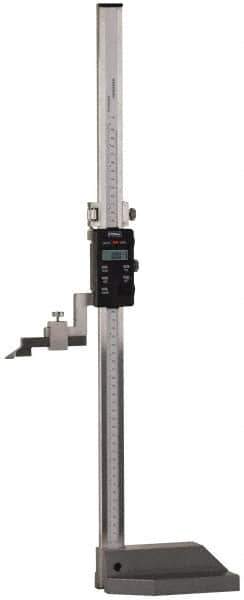 Fowler - 20" Electronic Height Gage - 0.0005" Resolution, Accurate to 0.0025", LCD Display - Industrial Tool & Supply