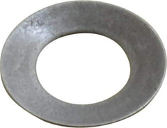 Gardner Spring - 3/16" Bolt, 0.19" ID, Grade 1074 Steel, Belleville Disc Spring - 3/8" OD, 0.027" High, 0.015" Thick - Industrial Tool & Supply