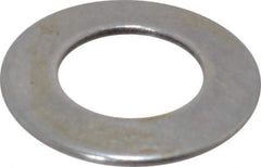 Gardner Spring - #12 Bolt, 0.22" ID, Grade 1074 Steel, Belleville Disc Spring - 7/16" OD, 0.032" High, 0.02" Thick - Industrial Tool & Supply