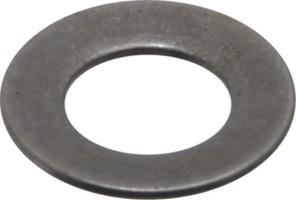 Gardner Spring - #12 Bolt, 0.22" ID, Grade 1074 Steel, Belleville Disc Spring - 7/16" OD, 0.034" High, 0.023" Thick - Industrial Tool & Supply